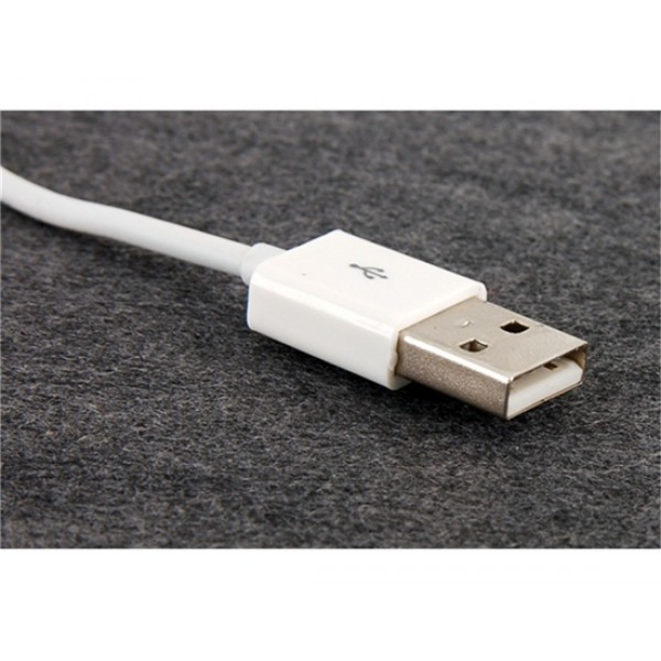 Portable USB Cable for iPod and iPhone 4G (White)