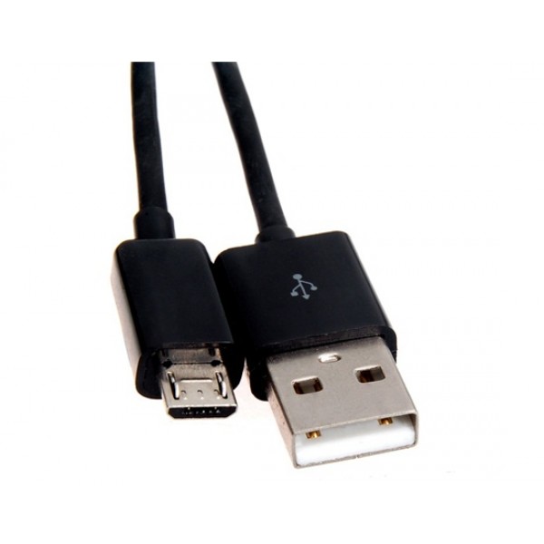 2 m Micro USB Charging Data Cable for Cell Phones (Black)