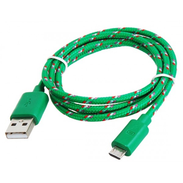 1 m Micro USB Knit Charging Data Cable for Samsung...