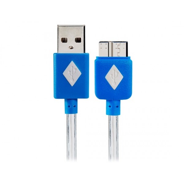 1 m LED Flashing USB Charging Data Cable for Samsu...