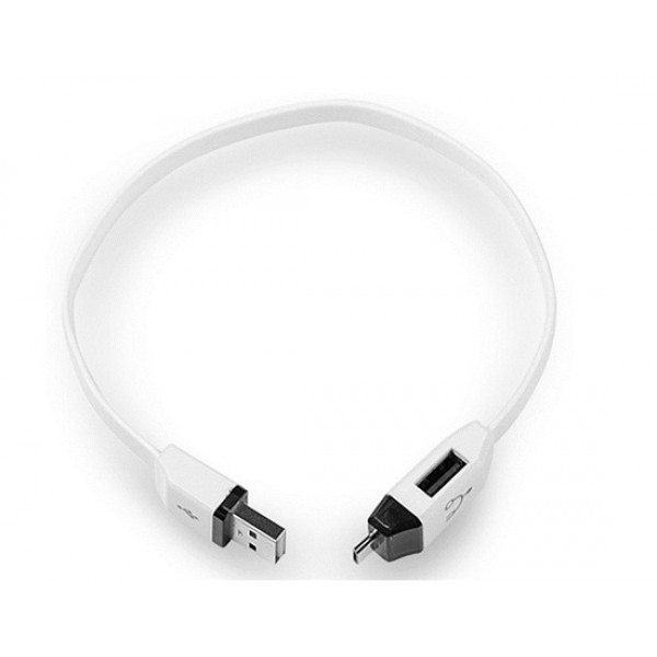 Y-001 OTG Smart USB Cable for Tablet & Smartphone (White)